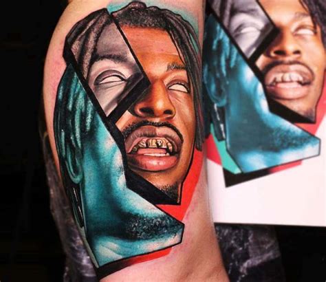 Meechy Darko tattoo by Dave Paulo | Photo 21064