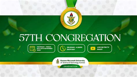 Knust 57th Congregation Ceremony School Of Graduate Studies 2023