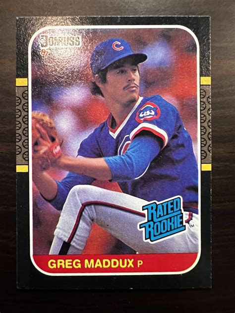 Donruss Greg Maddux Rc Moore Sports Cards