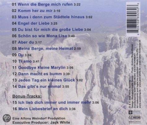 Meine Berge Meine Heimat Hansi Hinterseer Cd Album Muziek Bol