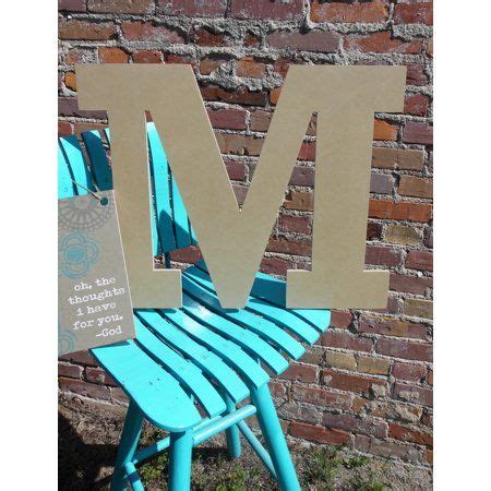 Wooden Letter, Unpainted Wood Craft Letter, 12" M Rockwell, Build-A ...