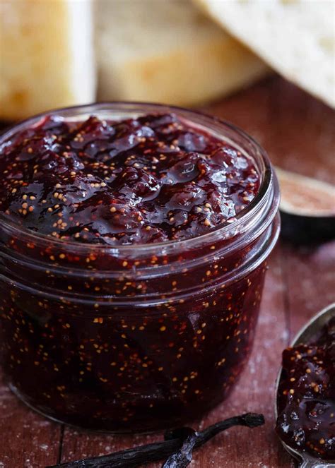 Fig Preserves Recipe Canned Fig Spread With Vanilla Bean