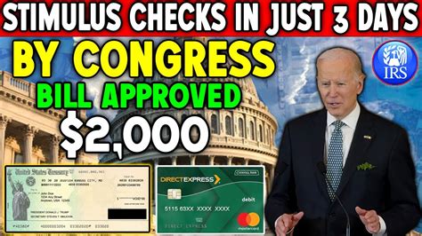 BIDEN ANNOUNCED NEW STIMULUS CHECK IN JUST 3 DAYS 2000 PER MO