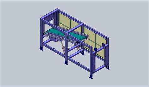 摆动皮带输送线3d模型下载三维模型parasolidxt模型 制造云 产品模型