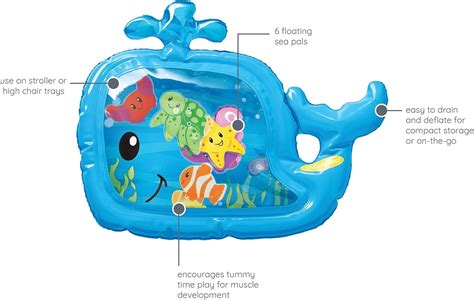 Infantino Sensory Pat And Play Water Mat Whale Piece Of 1 Buy Best