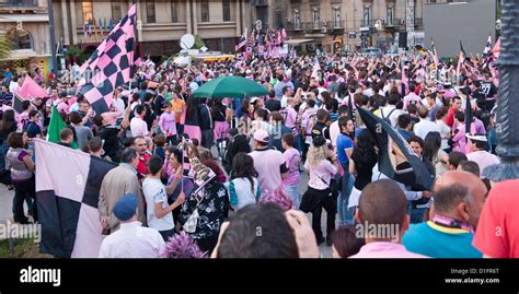 Palermo fc fans hi-res stock photography and images - Alamy