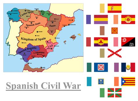 Alternate Spanish Civil War | Map by Happsta on DeviantArt