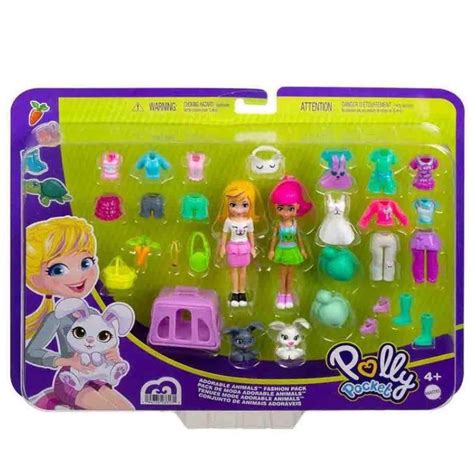 Boneca Polly Pocket Acess Rios Animais Margot Mattel Submarino