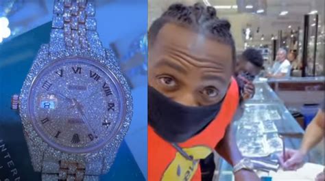 Diamond Platnumz Flaunts His New Sh33 Million Diamond Wristwatch