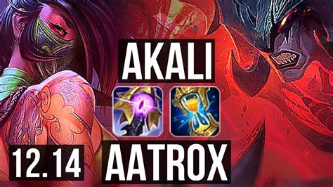 Akali Vs Aatrox Top 9 0 6 Legendary 400 Games Na Grandmaster