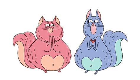 Baixar Zip Zip Nugget E Fluffy The Cats Png Transparente Stickpng