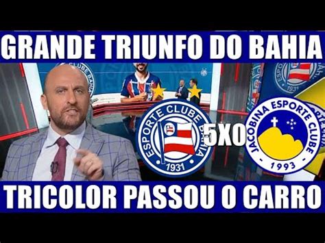 Bahia X Jacobina Gol De Everton Ribeiro Tricolor Goleia Pelo