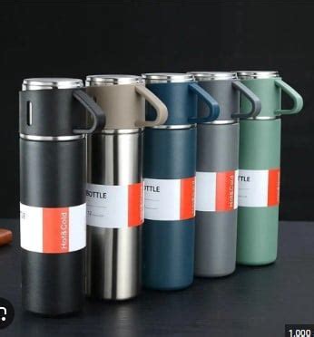 500ML Stainless Steel Vacuum Flask Gift Set Office Business Style Thermos Bottle Hot Water