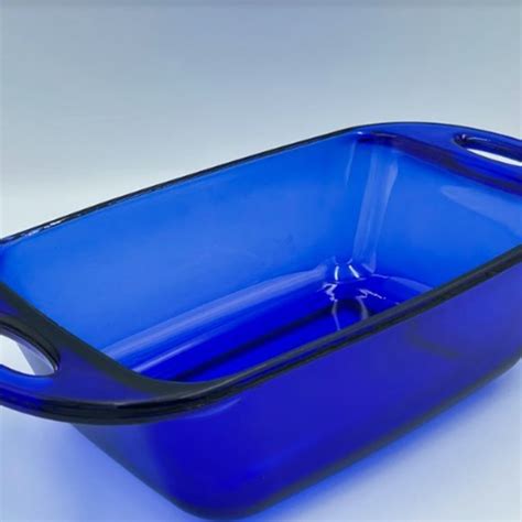 Pyrex Kitchen Vintage Pyrex Cobalt Blue Glass Loaf Pan Kitchen