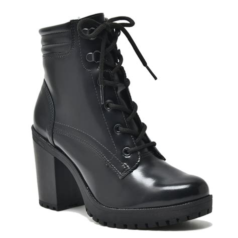 Bota Coturno Feminino Preto Via Marte Karina Calçados