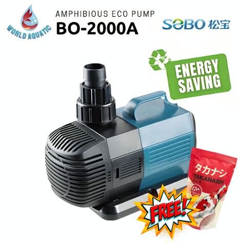 Sobo Amphibious Aquarium Watt Eco Water Pump Bo A W Month