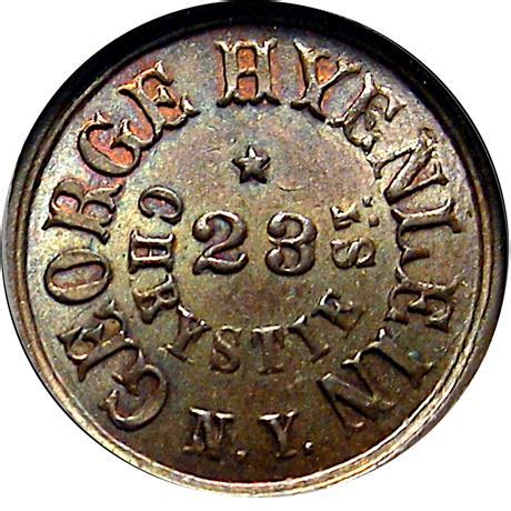 Civilwartokens Ny Al A R Ngc Ms Bn New York Civil War Token