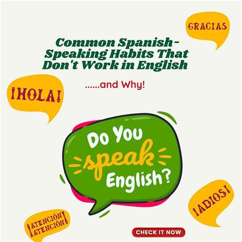 Renee Cave PMP (She/Her) on LinkedIn: Common Spanish Speaking Habits ...