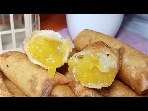 Best Turon Recipe Peach Mango Turon YouTube