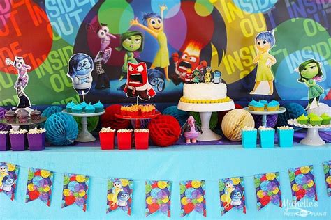 Inside Out Party Ideas Party Decor And Desserts Michelle S Party