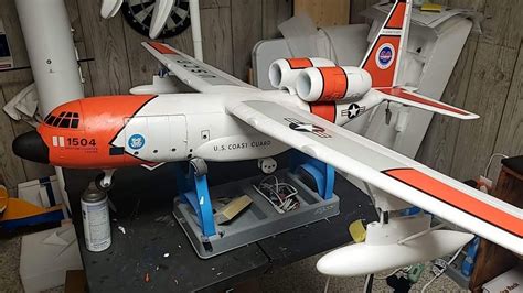 rc c130 converted to an edf. Build and maiden. Twin 64mm. - YouTube