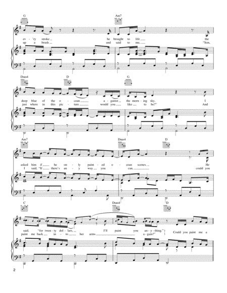 Paint Me A Birmingham - Piano, Vocal, Guitar - Digital Sheet Music | Sheet Music Plus