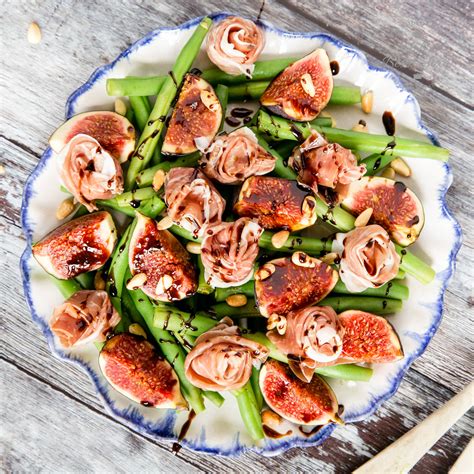 Parma Ham Salad With Figs Green Beans Fuss Free Flavours