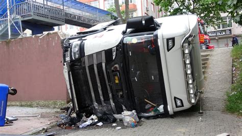 Kocaeli De Benzin Y Kl Tanker Kaza Yapt O Anlar Kamerada