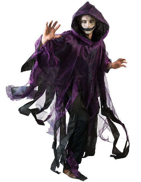 Cape Violette Et Noire Adulte Halloween Moncostume Ch