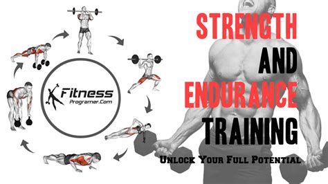 8 Week Strength And Endurance Training Unlock Your Full Potential Workout Planner