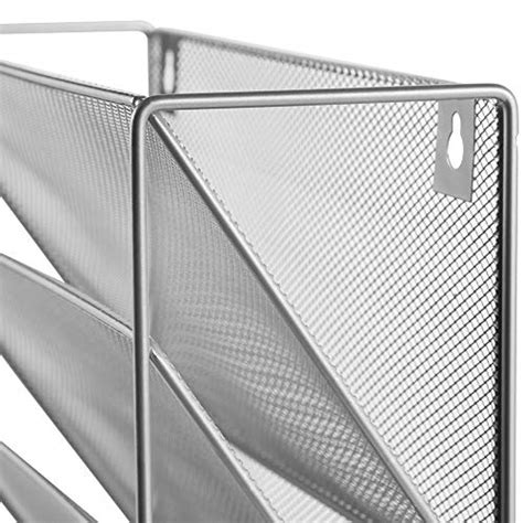 Easepres Desk File Organizer Mesh Tier Hanging Wall Mount Document