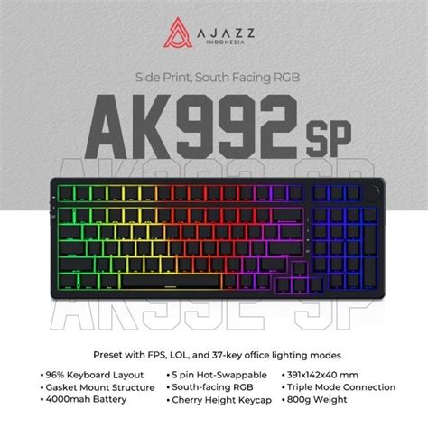 Jual Ajazz Ak Side Printed Version Keys Mechanical Ak