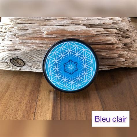 Plaque De Rechargement En Shungite Fleur De Vie Cm Mutlicolore