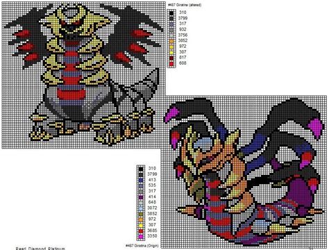 Giratina By Cdbvulpix Deviantart On Deviantart Pixel Art