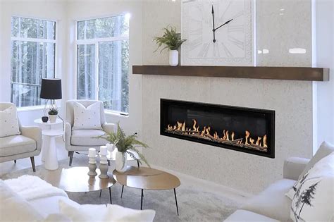 Modern Flames Or60slim Orion Slim Single Sided Wall Mount Electric Fireplace With 5000 Btu Heat