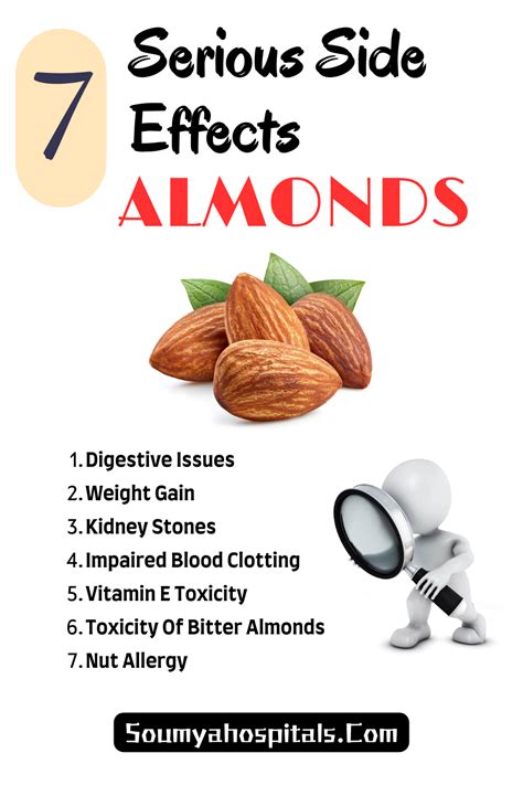 7 Serious Side Effects Of Eating Too Many Almonds Soumyahospitals