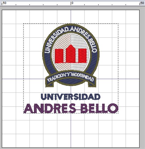 Matriz logo Universidad Andres Bello | Matrices y Bordados