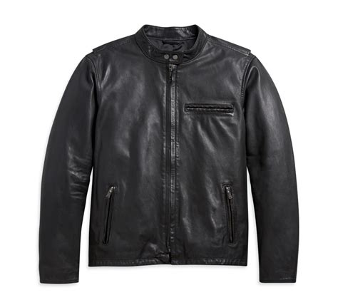 Mens Triumph Cafe Racer Leather Motorcycle Jacket Reviewmotors Co