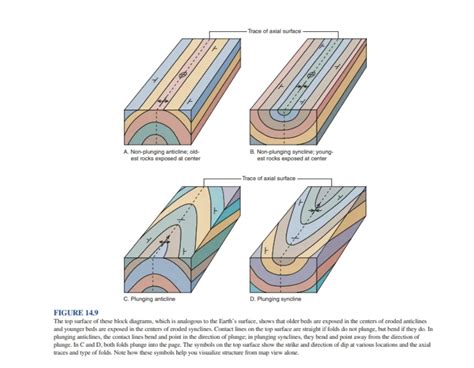 Solved 8. In a non-plunging anticline that has been planed | Chegg.com