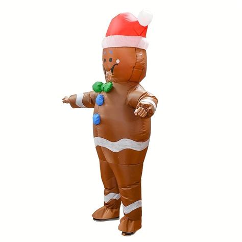 2 2lbs Led 8ft Christmas Inflatable Decorations Gingerbread Man Artofit