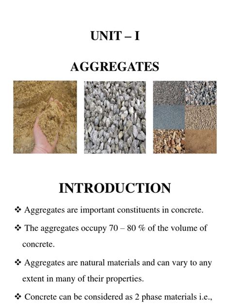 unit  aggregates  construction aggregate rock geology