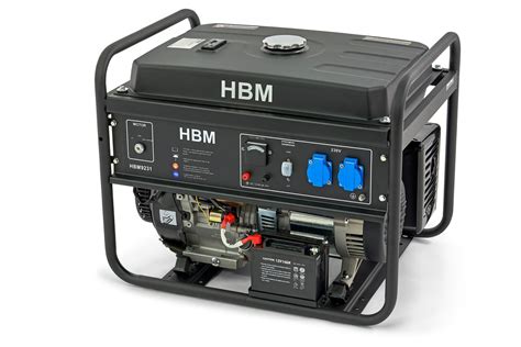 HBM Generator Aggregaat 5500 Watt Met 390cc OHV Benzinemotor Lemato