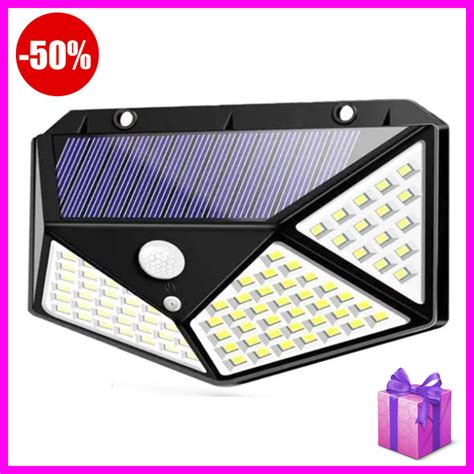 Фонарь Уличный с Датчиком Движения на Солнечной Батарее UKC CL-100 ...