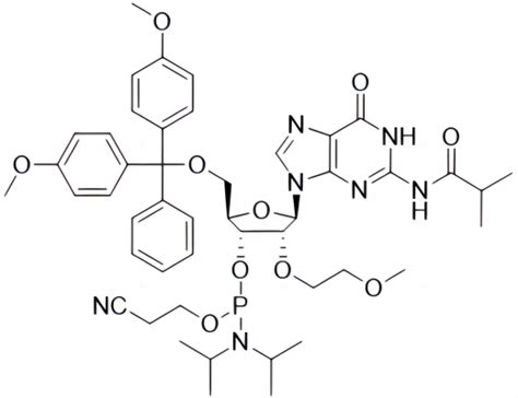 Dmt O Moe G Ibu Ce Phosphoramidite