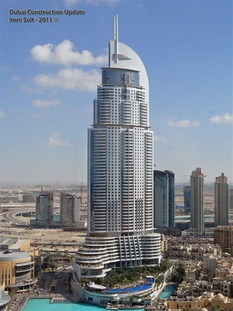 Dubai Constructions Update by Imre Solt: The Address Downtown Dubai Hotel photos, 04/February/2011