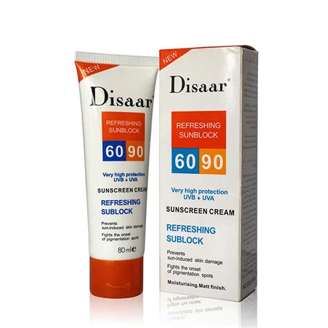 Disaar Facial Body Sunscreen Cream Sunblock Skin Protective