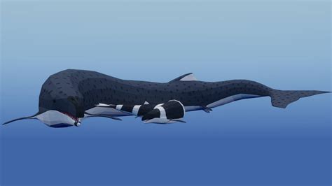 Basilosaurus with young by GabiPaleo on DeviantArt