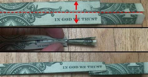 Dollar Bill Origami Cross Easy 10 Step Fold The Daily Dabble