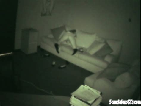 Spy Cam Babe Masturbates On The Couch