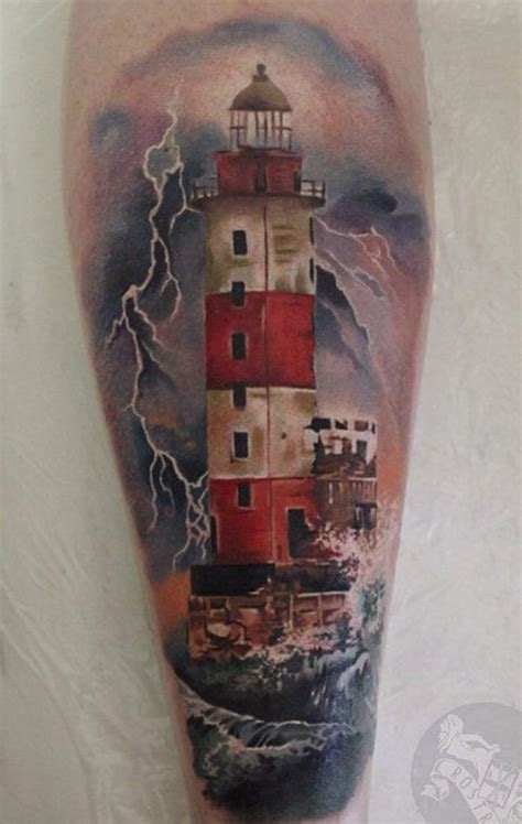 100 Lighthouse Tattoo Ideas Designs Meaning Styles Art And Design